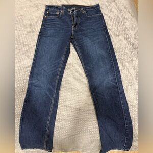 Levi's 505 Dark Blue Denim Jeans 31x34